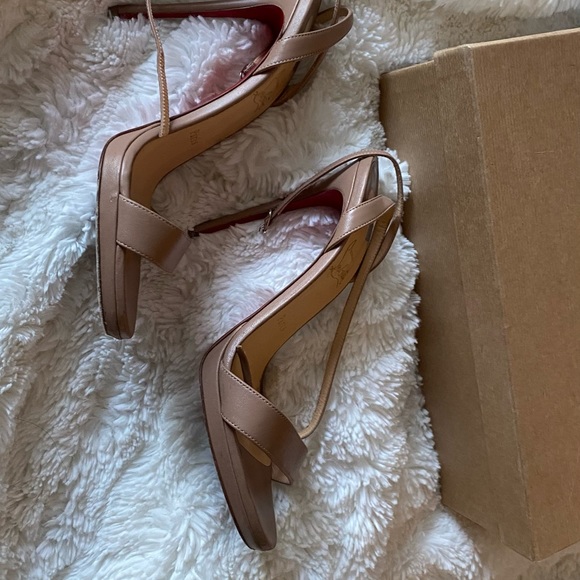 AUTH CHRISTIAN LOUBOUTIN 120 Loubi queen size 38.5 - Picture 8 of 10